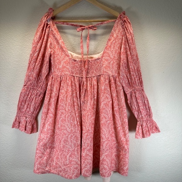 Anthropologie Pilcro Babydoll Mini dress Pockets Womens Small Romantic Feminine - Picture 3 of 16